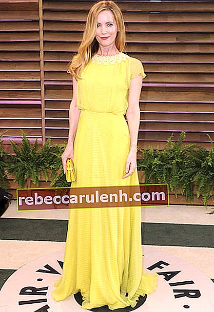 Лесли Манн на вечеринке Vanity Fair Oscar в 2014 году