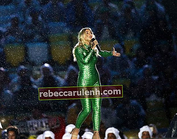 Джулия Майклс во время церемонии закрытия Олимпийских игр в Рио в августе 2016 года.