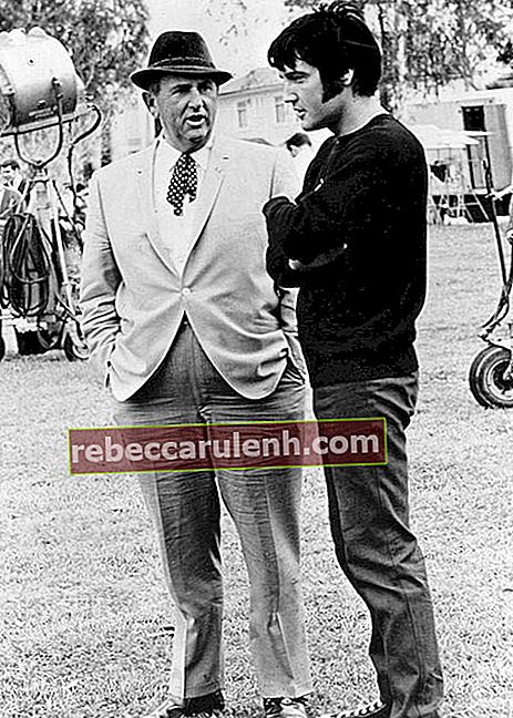 Элвис Пресли и полковник Том Паркер в 1969 году