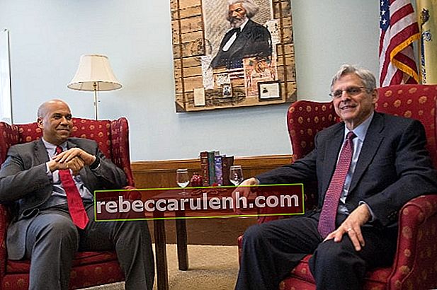 Treffen von Cory Booker (links) mit Richter Garland im April 2016