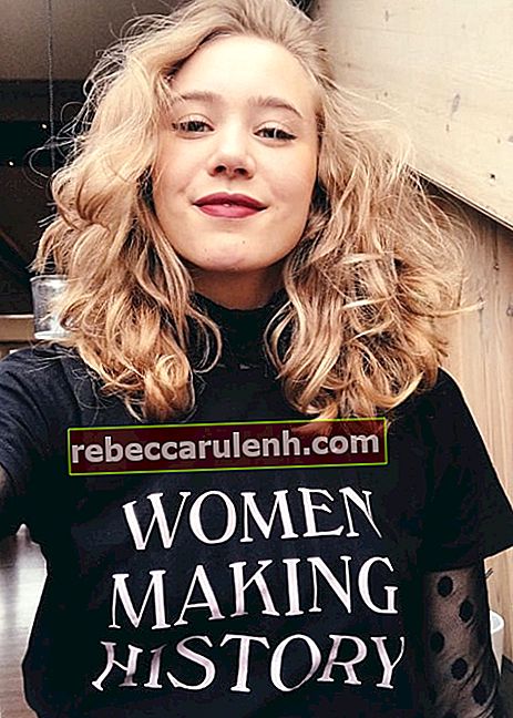 Josefine Frida Pettersen bei einem Selfie am 8. März 2019 am Internationalen Frauentag