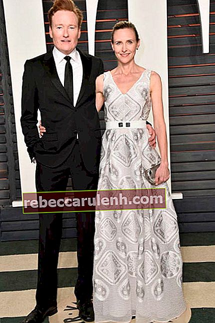 Conan O'Brien und Ann 'Liza' Powel auf der Vanity Fair Oscar Party von Graydon Carter im Februar 2016