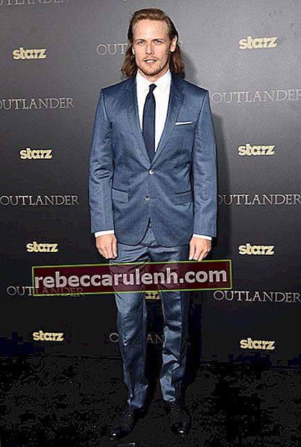 Sam Heughan bei der Premiere von „Outlander“ in der Zwischensaison am 1. April 2015 in New York