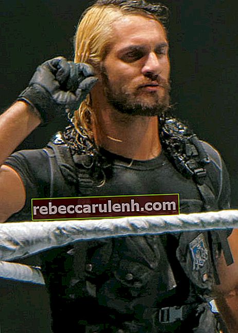Сет Роллинз на шоу WWE в ноябре 2013 года.