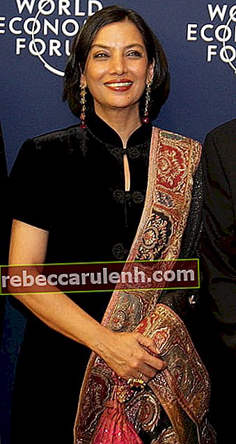 Шабана Азми на Световния икономически форум през 2006 г. в Давос