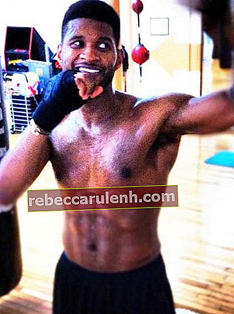 Usher боксова тренировка