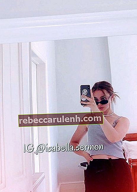 Isabella Sermon vista in un selfie scattato a luglio 2020