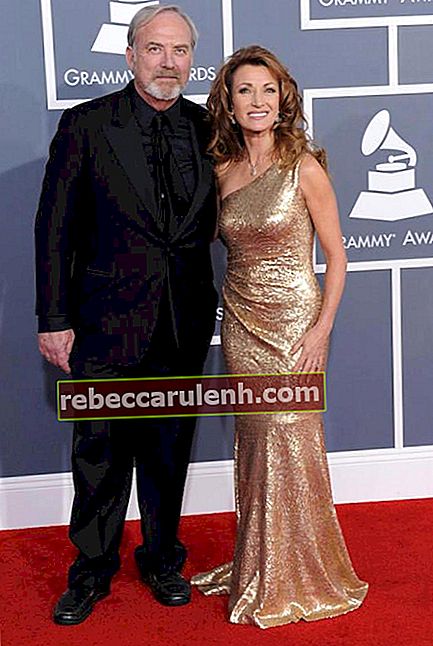 Джейн Сиймор и бившият съпруг Джеймс Кийч на 54-та годишна награда GRAMMY през 2012 г.