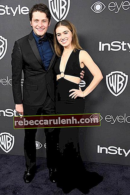 Brett Dier et Haley Lu Richardson à la 18e édition de la Golden Globes Party en janvier 2017
