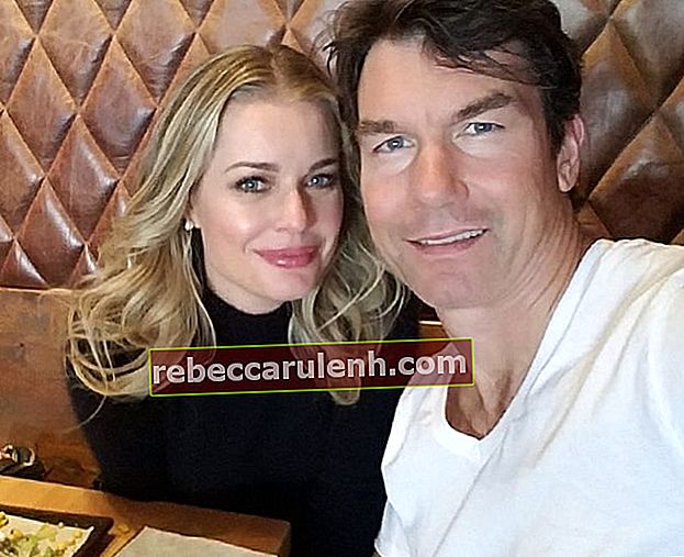 Rebecca Romijn in un selfie con Jerry O'Connell nel marzo 2018