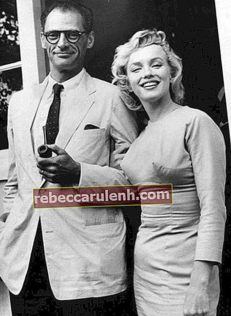 Marilyn Monroe und Arthur Miller 1956 in London