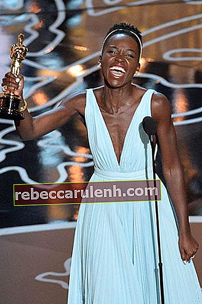 Lupita Nyong'o gewinnt am 2. März 2014 einen Oscar für die Nebenrolle in 12 Years a Slave