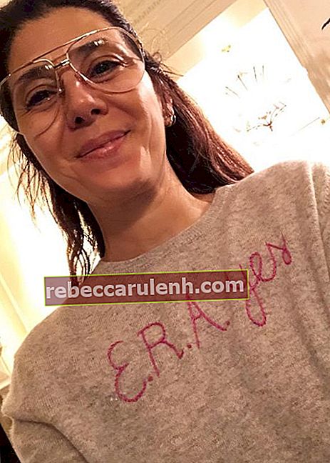 Marisa Tomei dans un selfie Instagram comme vu en mars 2019