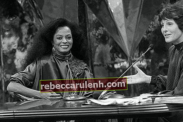 Diana Ross dans le programme 'Mies' en 1981
