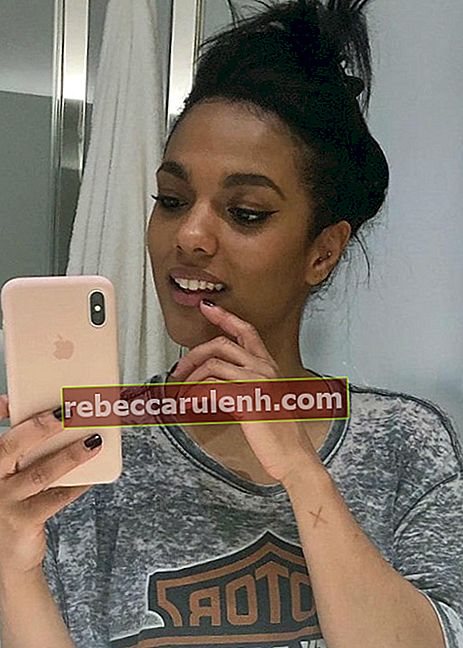 Freema Agyeman dans un selfie Instagram en juin 2019