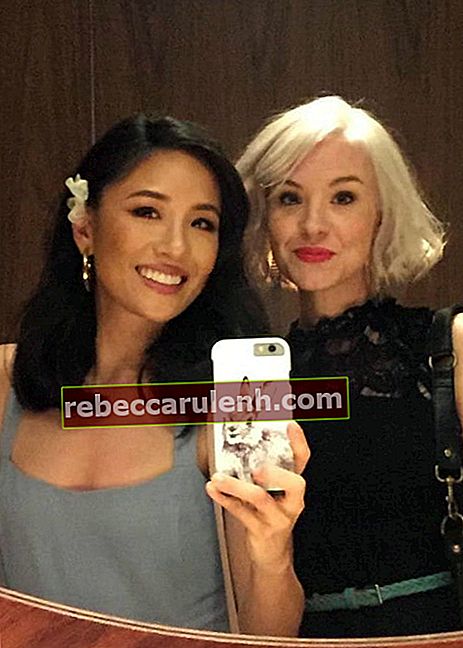 Constance Wu (à gauche) et Brea Grant dans un selfie en novembre 2017