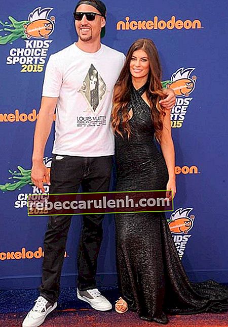 Hannah Stocking und Klay Thompson bei den Nickelodeon Kids 'Choice Sports Awards im Juli 2015