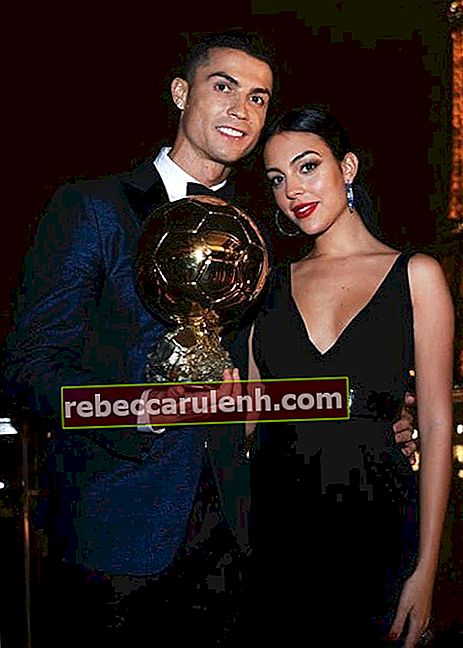Georgina Rodríguez i Cristiano Ronaldo w Paryżu w grudniu 2017 roku
