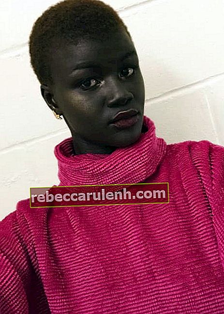Khoudia Diop en selfie en janvier 2018
