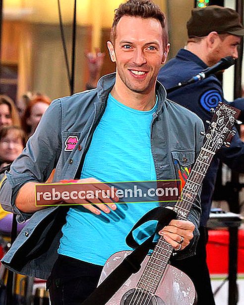 Chris Martin avec guitare