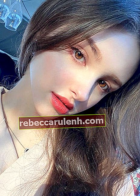 Elina Karimova dans un selfie Instagram comme vu en avril 2020