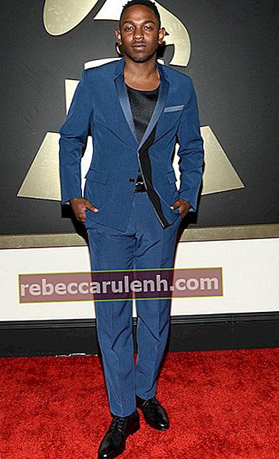 Кендрик Ламар присъства на 56-те награди Грами в Staples Center на 26 януари 2014 г.