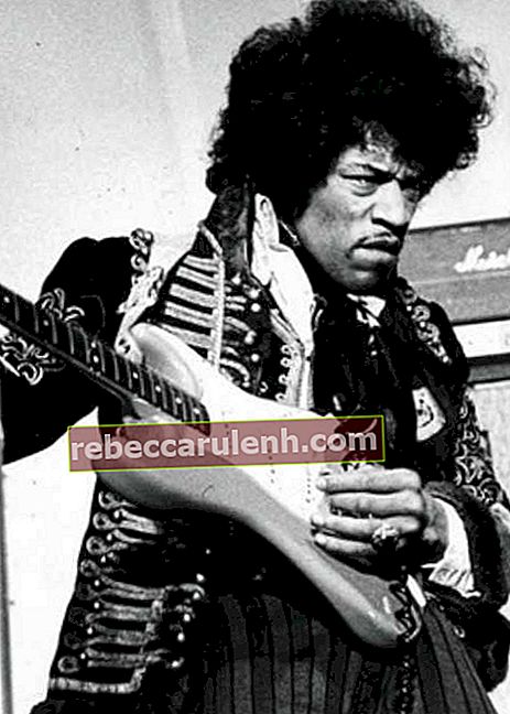Jimi Hendrix in Schweden im Jahr 1967