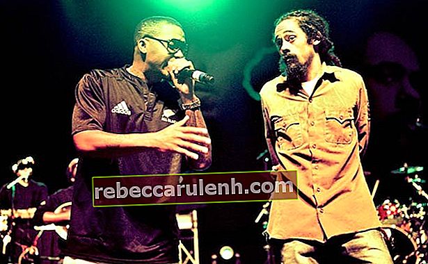 Le rappeur Nas et Damian Marley se produisant à Wellington, Nouvelle-Zélande en 2011