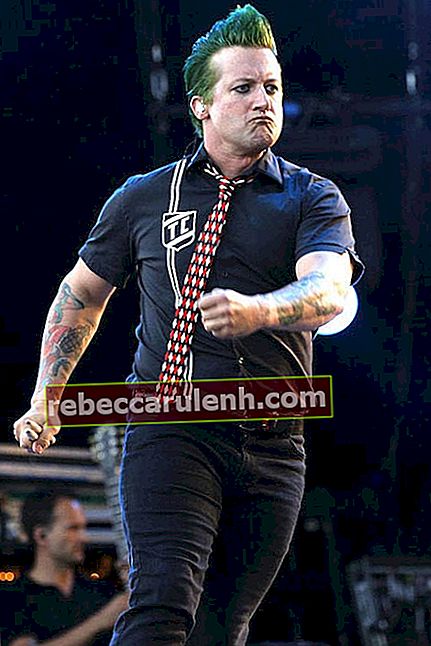 Tré Cool, барабанист на Green Day, по време на фестивала Rock im Park 2013