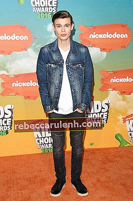 Benjamin Lasnier aux Nickelodeon's Kids 'Choice Awards 2016