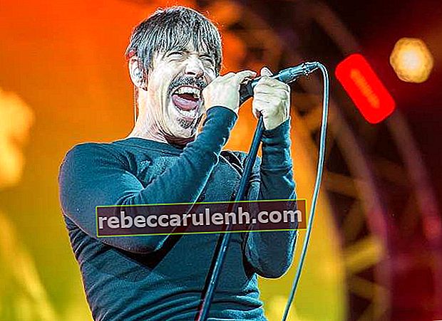 Anthony Kiedis se produisant au Festival de musique Rock im Park 2016