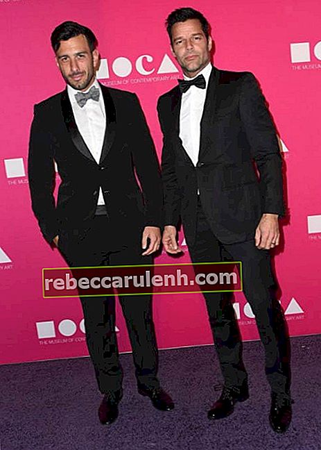 Ricky Martin und Jwan Yosef bei der jährlichen Gala des Museums für zeitgenössische Kunst im April 2017