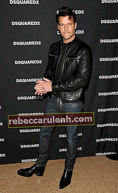 Ricky Martin à la grande soirée d'ouverture de Dsquared2 en avril 2017