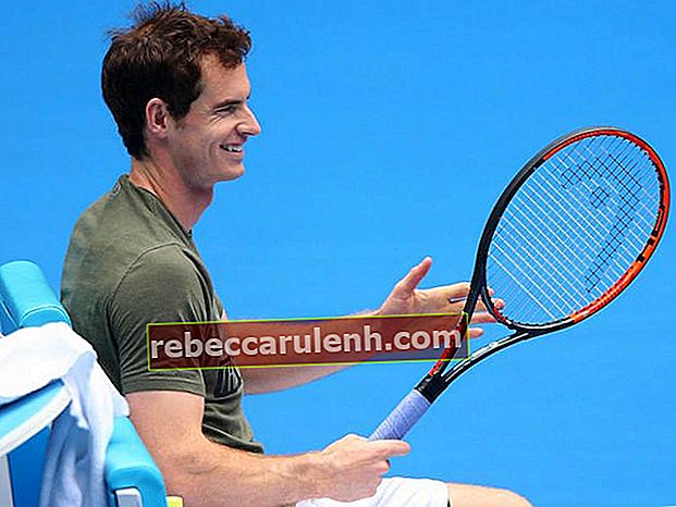 Andy Murray durante una partita di tennis