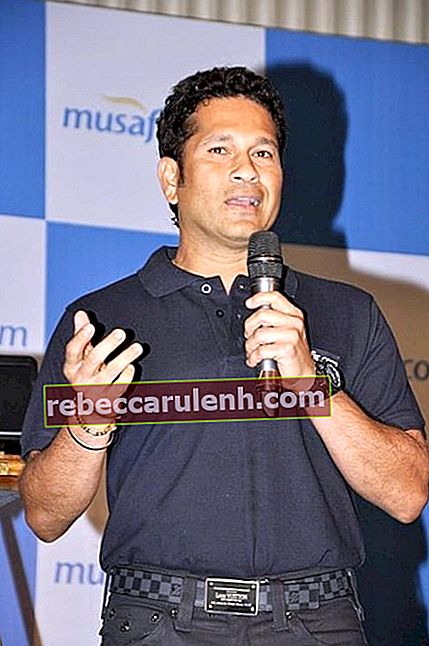 Sachin Tendulkar vu lors du lancement du site Musafir.com en octobre 2013