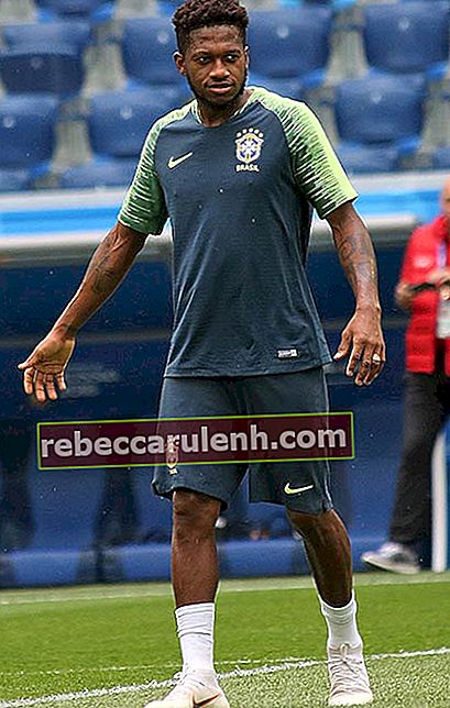 Fred von Brasilien bereitet sich vor dem Spiel gegen Costa Rica im Juni 2018 vor
