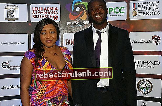 Yaya Touré avec sa femme Gineba Touré