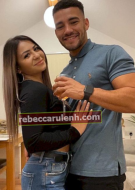 Claudia Fragapane avec son petit ami en décembre 2019