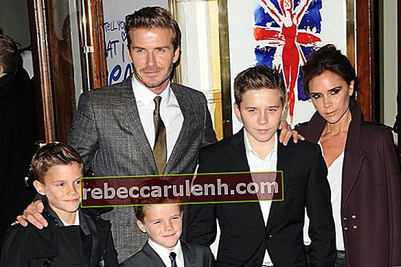 David Beckham Victoria Beckham mit Familie