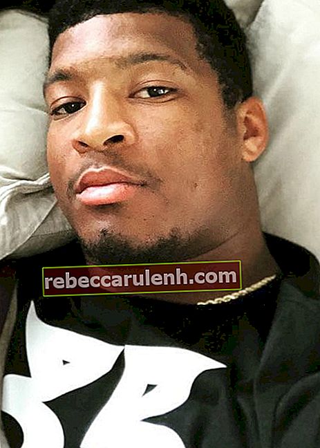 Jameis Winston w selfie na Instagramie, jak widać w lutym 2019 roku