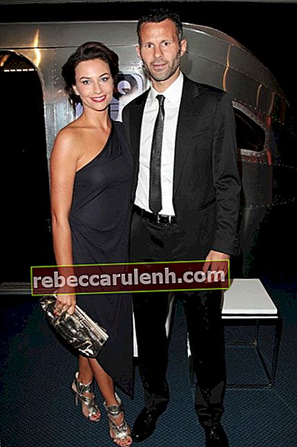 Ryan Giggs e la moglie separata Stacey Cooke durante i GQ Men of the Year Awards 2010