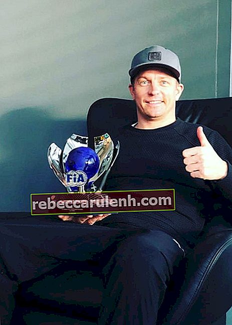 Kimi Räikkönen, jak widać w poście na Instagramie w grudniu 2018 r