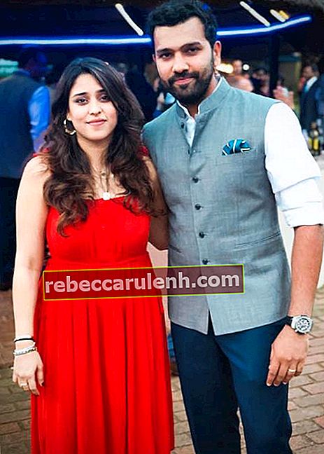 Rohit Sharma avec sa femme Ritika Sajdeh en janvier 2018