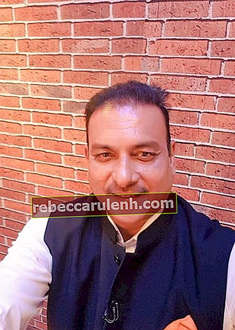 Ravi Shastri widziany na selfie zrobionym w maju 2017 roku