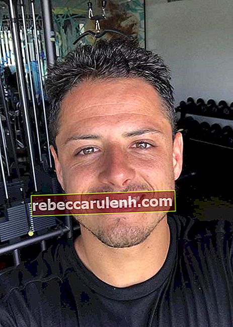 Javier Hernández in un selfie su Instagram nel luglio 2017