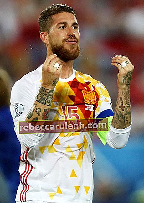 Sergio Ramos während eines UEFA Euro 2016 Group D-Spiels zwischen Spanien und Kroatien am 21. Juni 2016