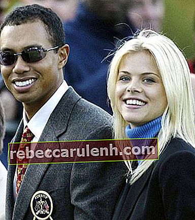 Tiger Woods avec son ex épouse Elin Nordegren