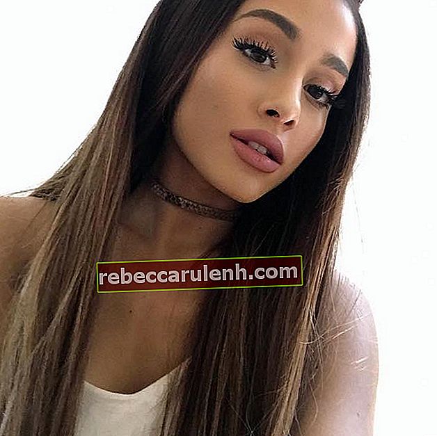 Ariana Grande dans un selfie Instagram en juillet 2017