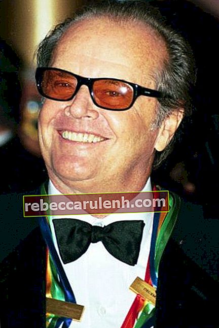 Jack Nicholson au centre Kennedy en décembre 2001