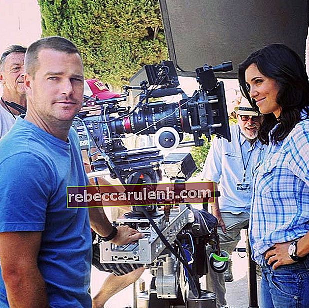 Chris O'Donnell et Daniela Ruah sur le tournage de NCIS: Los Angeles en octobre 2013
